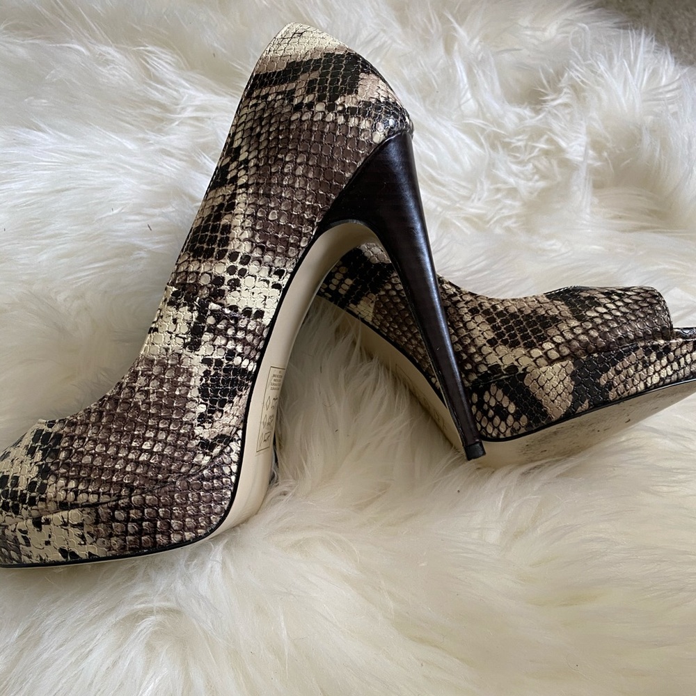Animal print heels